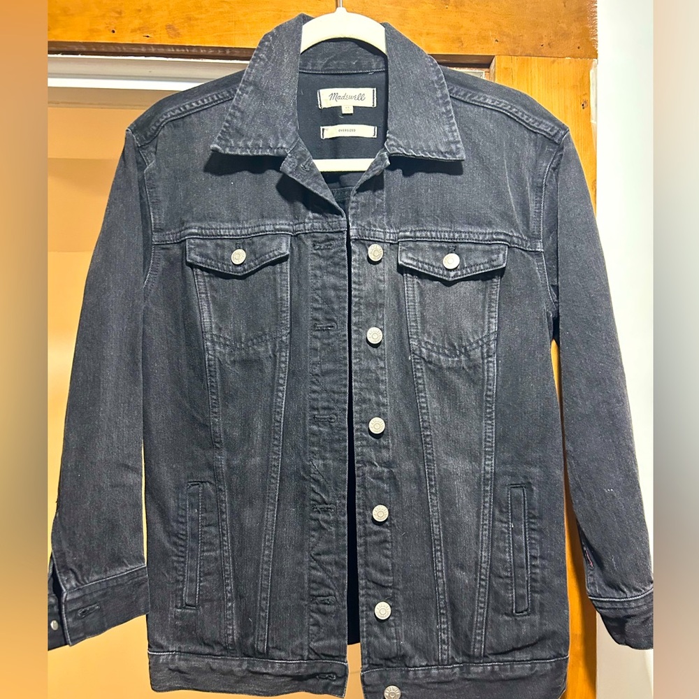 Madewell Oversized Jean Jacket in Lunar Wash